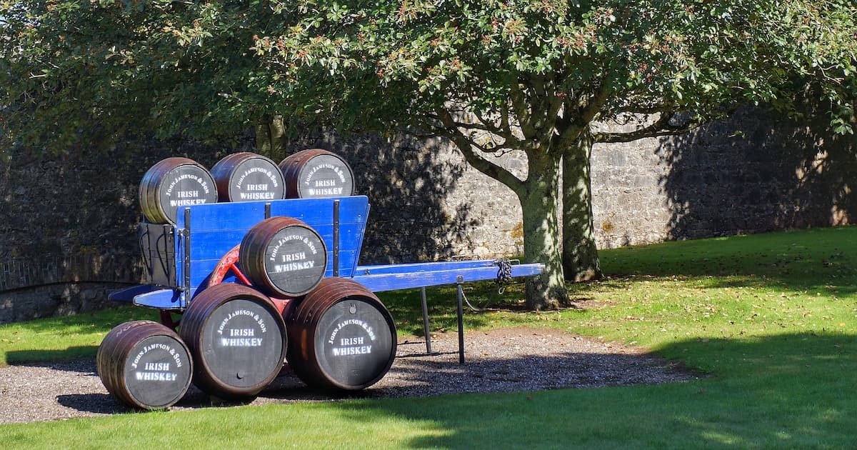Whisky casks. Trying to show how whisky is made.
